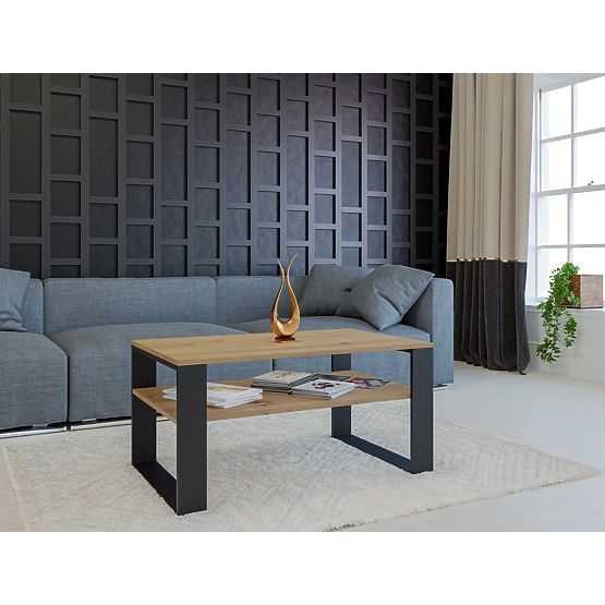 Masă de cafea Modern 1P ARTISAN NEGRU