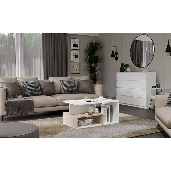 Masă de cafea Prima PRIMA ALB SONOMA