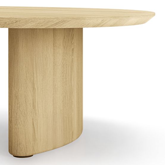 Masă de cafea Segretto, ovală, stejar natural