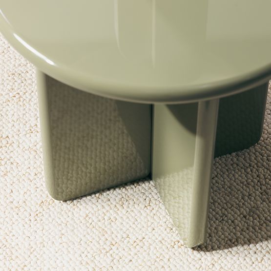 Masă de cafea Vivid 50 cm, olive, lucioasă