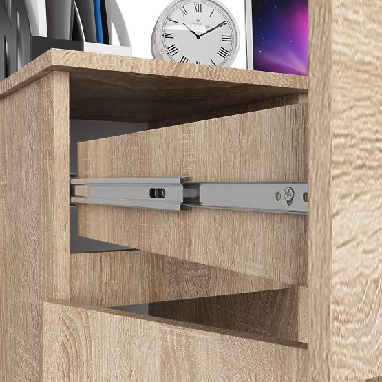 MASĂ DE CALCULATOR 90 cm PIXEL STÂNGA PK SONOMA