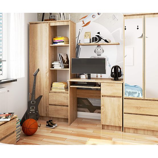 MASĂ DE CALCULATOR PIKSEL PK SONOMA - DREAPTA