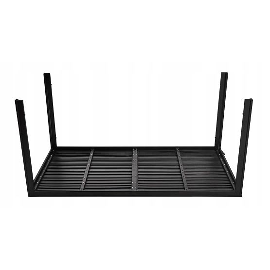 Masă de catering pentru grădină 156 x 78 cm Neagră