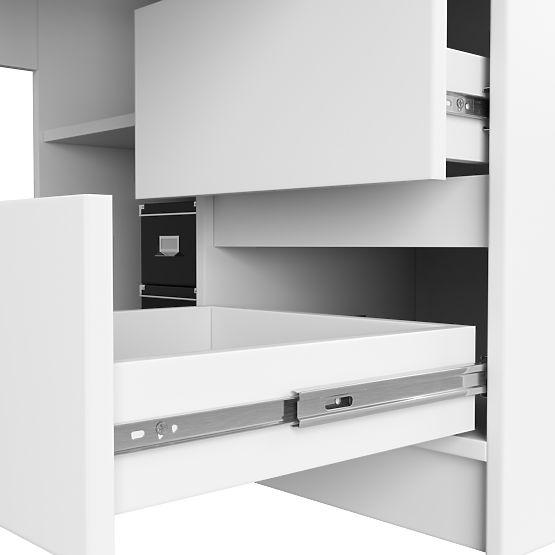 MASĂ DE COLȚ B20 CLP DREAPTA PK ALBĂ