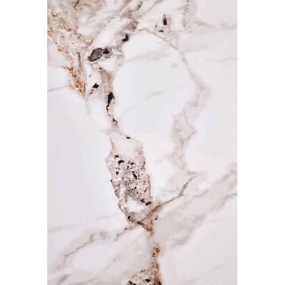 Masă de conferință CARINA marmură bej / nuc (2p=1buc)