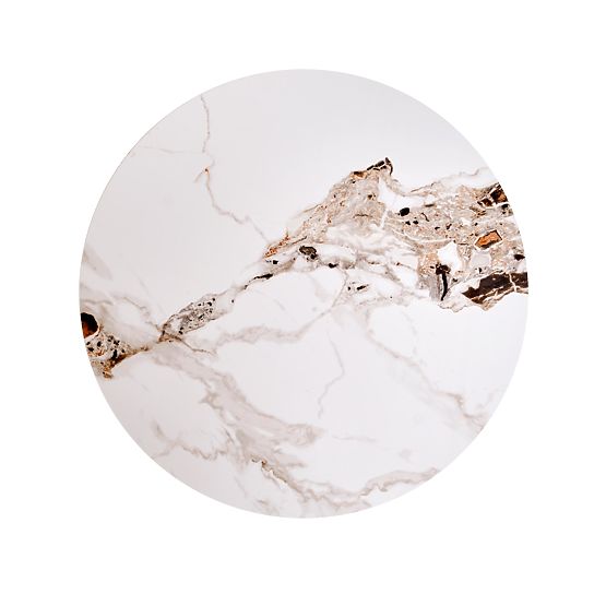 Masă de conferință CARINA_S marmură bej / nuc (2p=1buc)