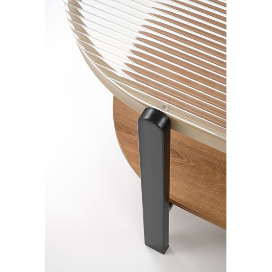 Masă de conferință KAMALA, natural/negru (1p=1buc)