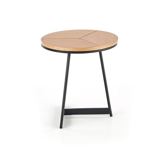 Masă de conferință KARIDA-S stejar natural/negru (1p=1buc)