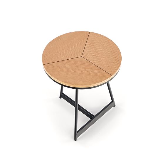 Masă de conferință KARIDA-S stejar natural/negru (1p=1buc)