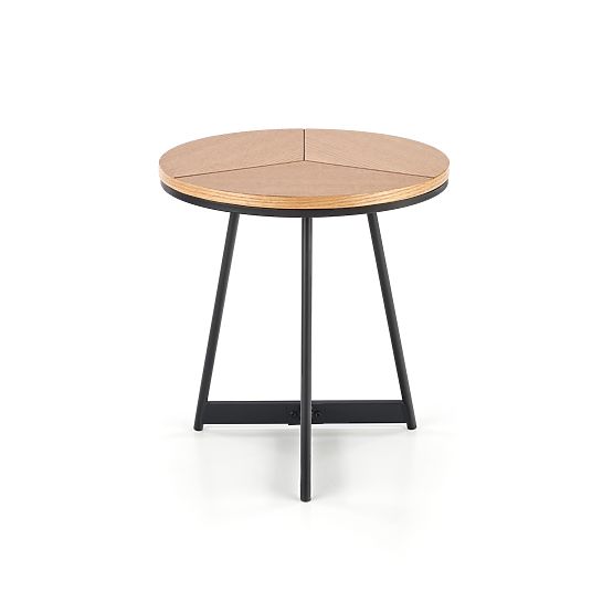 Masă de conferință KARIDA-S stejar natural/negru (1p=1buc)