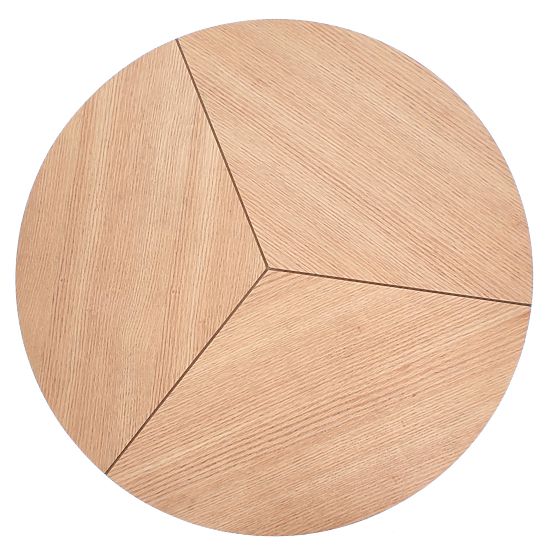 Masă de conferință KARIDA stejar natural/negru (1p=1buc)