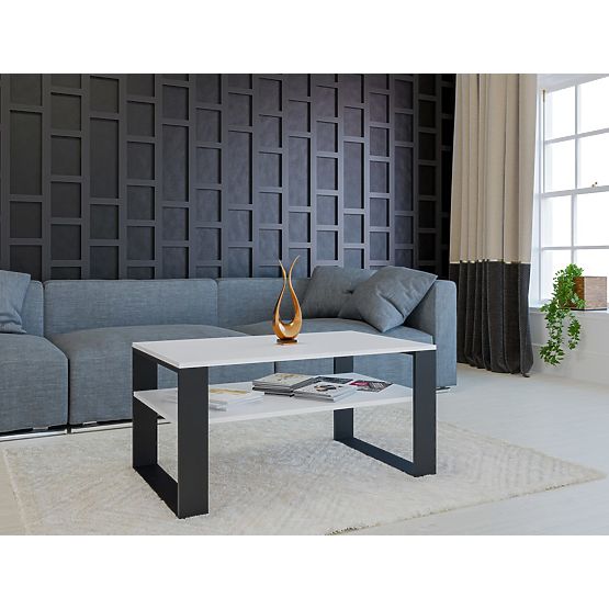 Masă de conferință Modern 1P ALB NEGRU