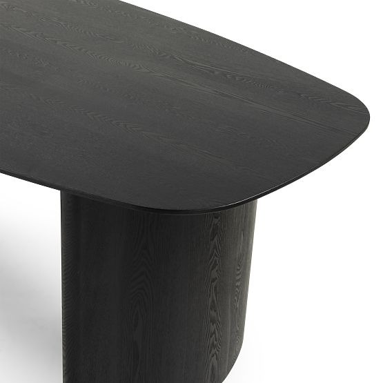 Masă de dining Oriento 200 cm, ovală, furnir de frasin