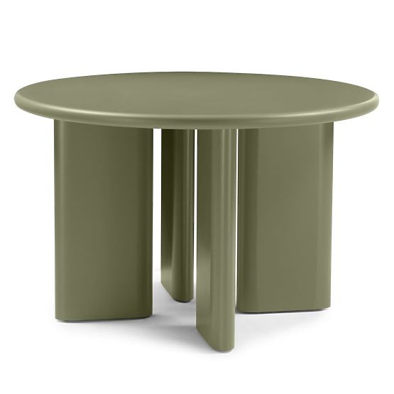 Masă de dining Poem 120 cm, rotundă, olive, mată