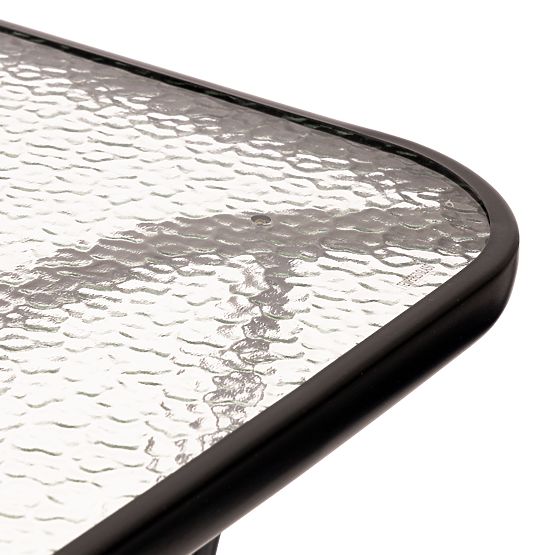 Masă de grădină din sticlă Wave 140x80cm terasă balcon