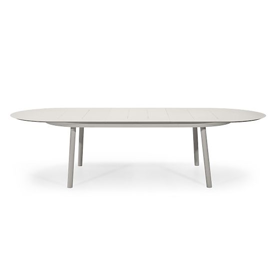 Masă de grădină extensibilă Marinelli 230-300 cm, aluminiu, bej deschis