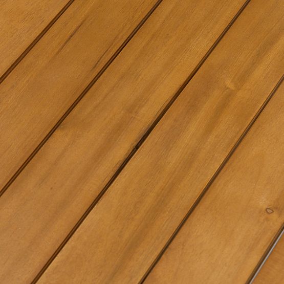 Masă de grădină extensibilă Porticato 211-300 cm lemn de salcâm FSC, aspect de tec, bej deschis