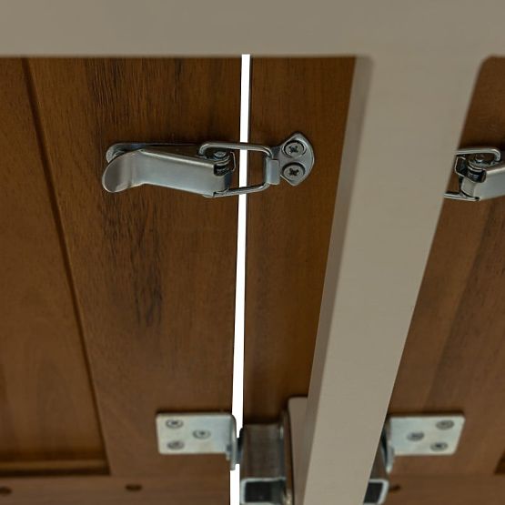 Masă de grădină extensibilă Porticato 211-300 cm lemn de salcâm FSC, aspect de tec, bej deschis