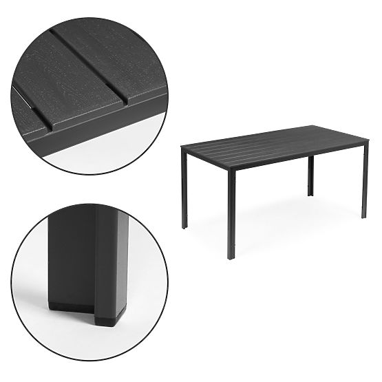 Masă de grădină pentru 6 persoane Mobilier Polywood pentru terasă