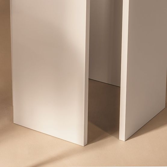 Masă de sufragerie Gasper 100 cm, pătrată, culoare cașmir