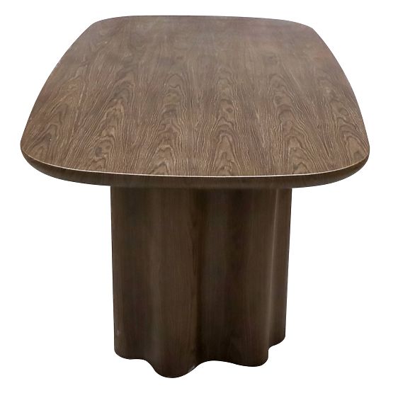 Masă de sufragerie Jalo 200x100 cm, nuc închis