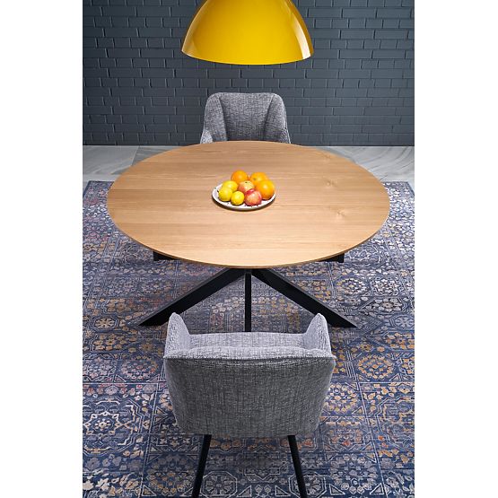 Masa extensibilă ACORD, natural/negru (2p=1buc)