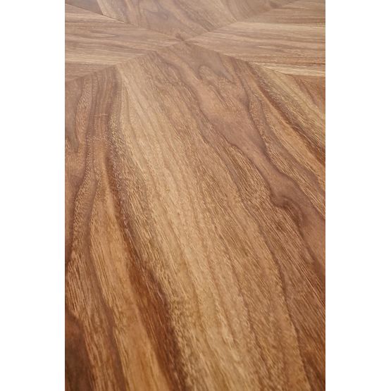 Masă extensibilă BARON, nuc / negru (2p=1buc)