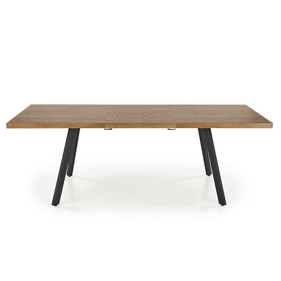 Masa extensibilă BERLIN 140-180 cm, blat - nuc, cadru - negru (2p=1buc)