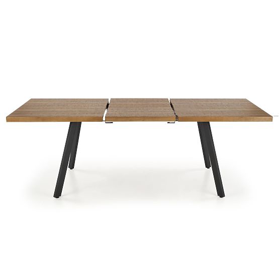 Masa extensibilă BERLIN 140-180 cm, blat - nuc, cadru - negru (2p=1buc)