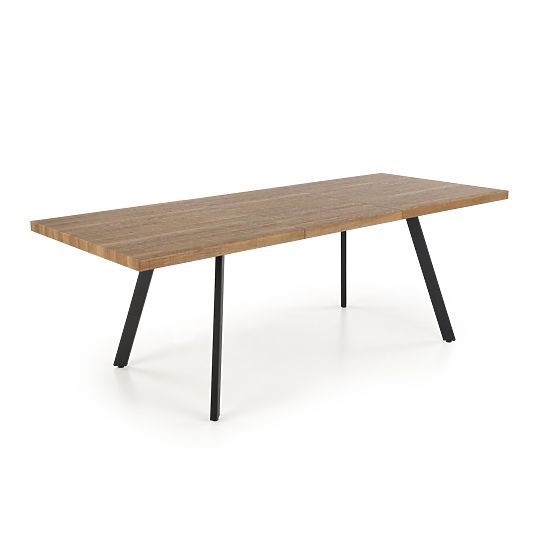 Masa extensibilă BERLIN 140-180 cm, blat - nuc, cadru - negru (2p=1buc)