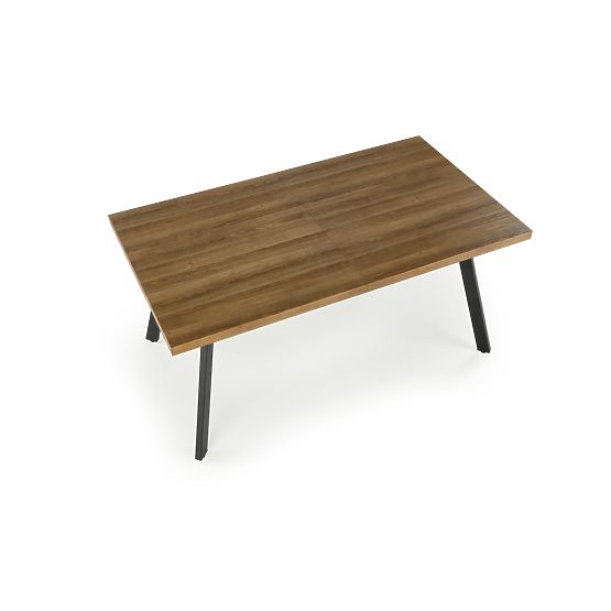 Masa extensibilă BERLIN 140-180 cm, blat - nuc, cadru - negru (2p=1buc)