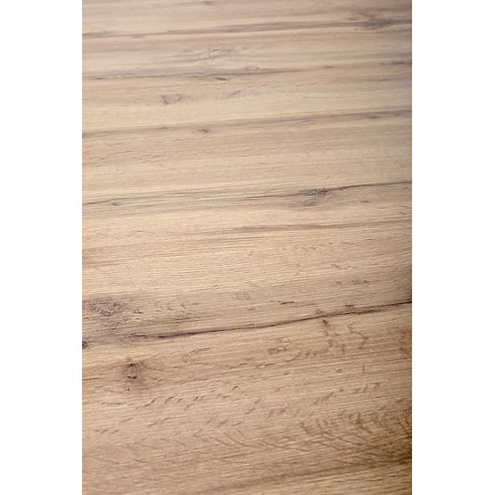 Masa extensibilă BRANDON 160-200/90 cm stejar wotan/negru