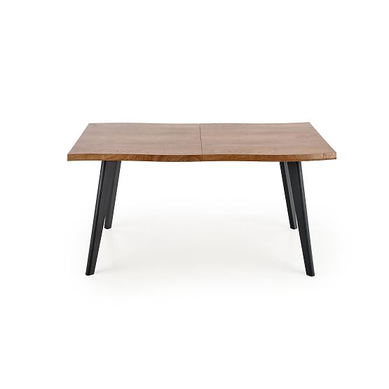 Masă extensibilă DICKSON 120-180/80 cm, blat - natural, picioare - negre (2p=1buc)