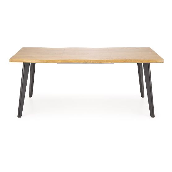 Masa extensibilă DICKSON 2 150-210/90 cm, blat - natural, picioare - negre (2p=1buc)