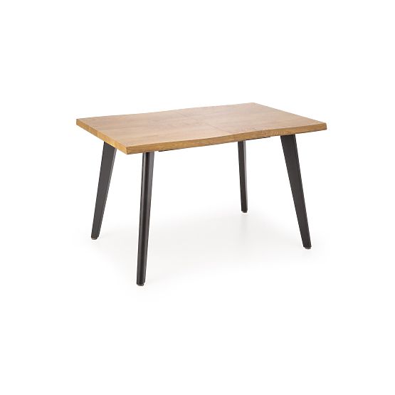 Masa extensibilă DICKSON 2 150-210/90 cm, blat - natural, picioare - negre (2p=1buc)