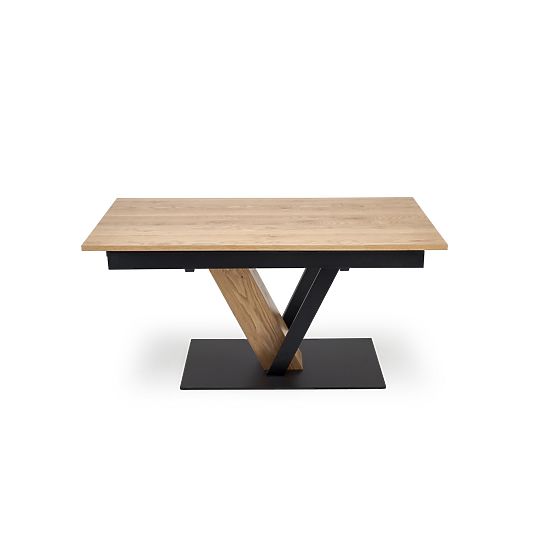 Masa extensibilă FANIS, natural/negru (3p=1buc)