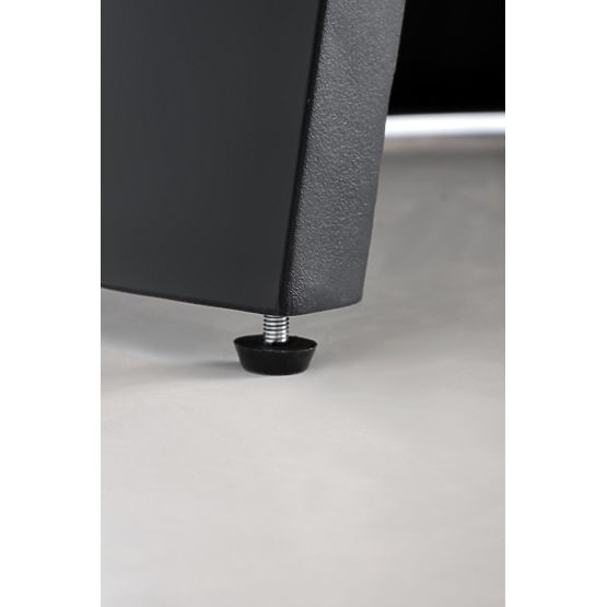 Masa extensibilă GIACOMO, blat - natural, picior - negru (2p=1buc)