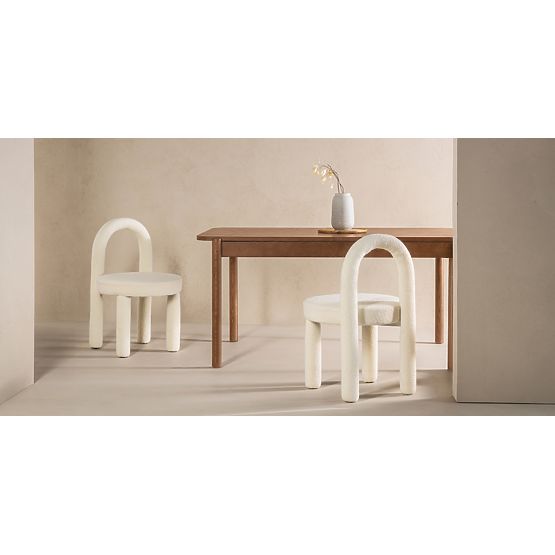 Masă extensibilă Iselio 160-200 cm, dreptunghiulară, maro