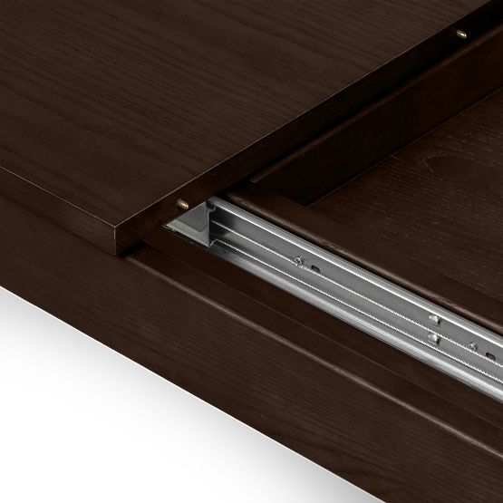 Masă extensibilă Iselio 160-200 cm, dreptunghiulară, nuc