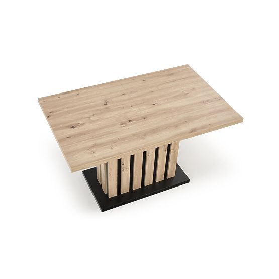 Masa extensibilă LAMELLO 160-210/90 cm stejar artisan/negru