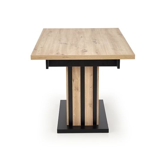 Masa extensibilă LAMELLO 160-210/90 cm stejar artisan/negru