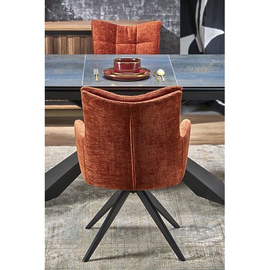 Masa extensibilă LUCIANO, blat: marmură albastră (2p=1buc)