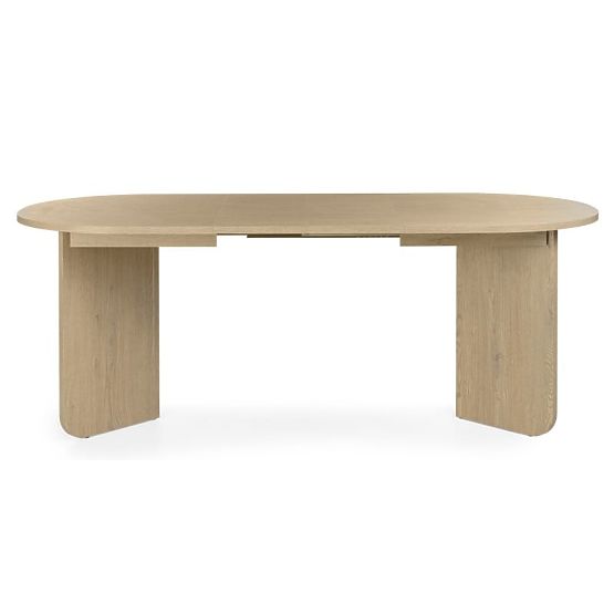 Masa extensibilă Mou 140-200 cm, Stejar Cremona Torro, blat oval