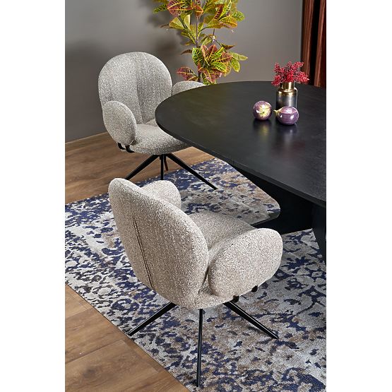 Masă extensibilă SANDRO, neagră (2p=1buc)