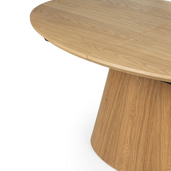 Masa extensibilă Solan 160-200 cm, ovală, naturală