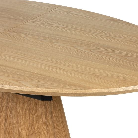 Masa extensibilă Solan 160-200 cm, ovală, naturală