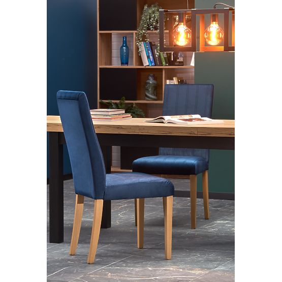 Masa extensibilă TIAGO 140-220/80 blat: stejar craft, picioare: negre
