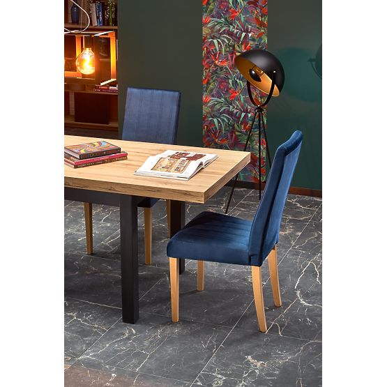 Masa extensibilă TIAGO 140-220/80 blat: stejar craft, picioare: negre