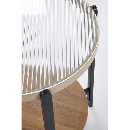 Masă KAMALA S, natural/negru (1p=1buc)