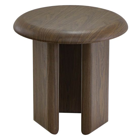 Masă laterală Keo 50 cm, nuc închis